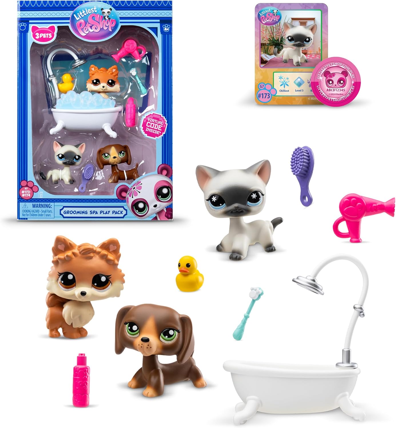 Littlest Pet Shop Grooming Spa Play Pack, Gen 7